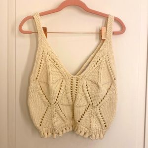 Zara crochet tank